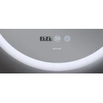 Дзеркало Mixxus PLAIN MC10-80 з LED Touch, Anti-fog, димером, регулюванням яскравості, годинником (MI6932)