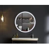 Дзеркало Mixxus PLAIN MC10-80 з LED Touch, Anti-fog, димером, регулюванням яскравості, годинником (MI6932)