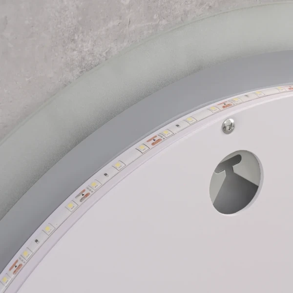 Дзеркало Mixxus PLAIN MC10-80 з LED Touch, Anti-fog, димером, регулюванням яскравості, годинником (MI6932)