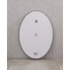 Дзеркало Mixxus PLAIN MV02-60x80 з LED Touch, Anti-fog, димером, регулюванням яскравості, годинником (MI6933)