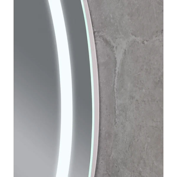 Дзеркало Mixxus PLAIN MV02-60x80 з LED Touch, Anti-fog, димером, регулюванням яскравості, годинником (MI6933)