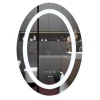 Дзеркало Mixxus PLAIN MV02-60x80 з LED Touch, Anti-fog, димером, регулюванням яскравості, годинником (MI6933)