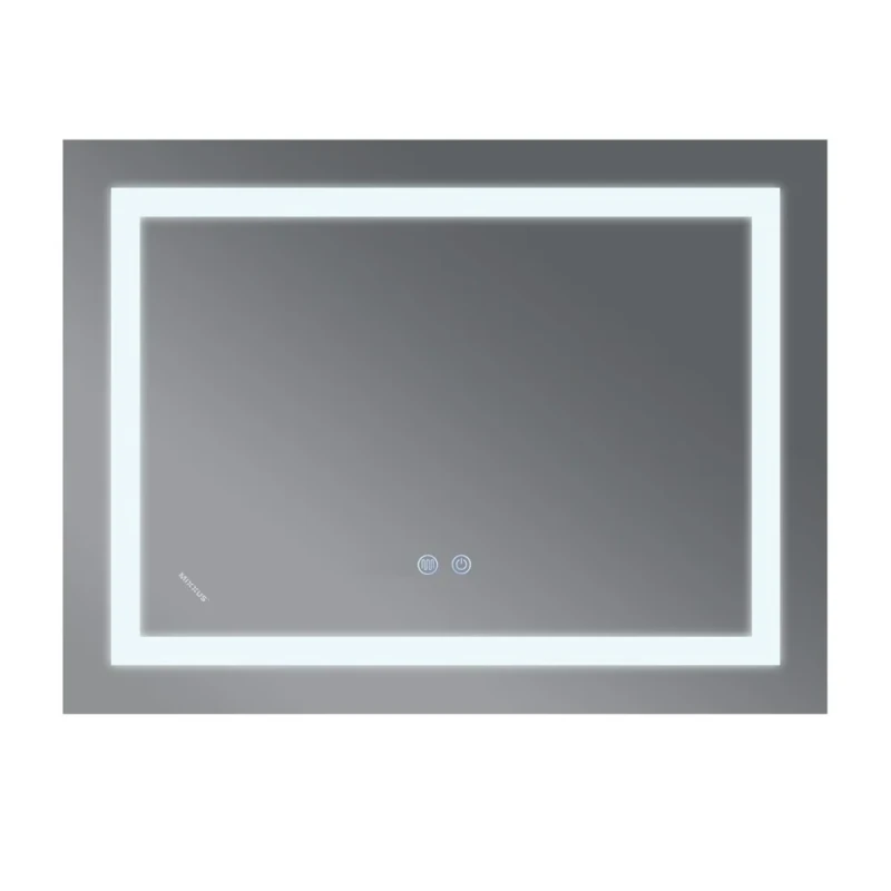 Дзеркало Mixxus WARM MR12-80x70-REVERSE з LED Touch, Anti-fog, димером, регулюванням яскравості (MI6936)