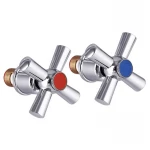 Ручки для змішувача Mixxus Handles SET-A722 (з кранбуксами, пара) кераміка (MI6939)