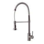 Змішувач для кухні з виливом пружина Mixxus Premium SPRING 017 GRAPHITE (MI6952)