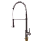 Змішувач для кухні з виливом пружина Mixxus Premium SPRING 017 GRAPHITE (MI6952)