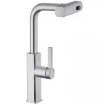Смеситель для кухни Mixxus Premium HAMMER 014 латунный хром с выдвижным изливом (MI6953)