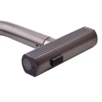 Смеситель для кухни Mixxus Premium HAMMER 014 латунный графит с выдвижным изливом MI6955 (MI6955)