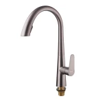 Змішувач для кухні з висувним виливом Mixxus Premium WARTA 014 GRAPHITE (MI6957)