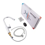 Смеситель для кухни Mixxus Premium PULL 014 латунный хром с выдвижным изливом (MI6958)