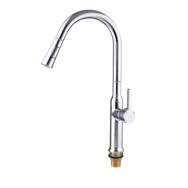 Смеситель для кухни с выдвижным изливом Mixxus Premium PULL 014 (MI6958)