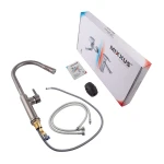 Змішувач для кухні з висувним виливом Mixxus Premium PULL 014 GRAPHITE (MI6959)