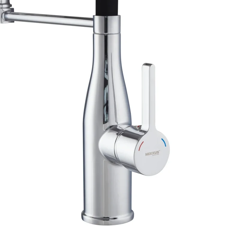 Смеситель для кухни Mixxus Premium Summer 017 REFL.BLACK (MI6960)