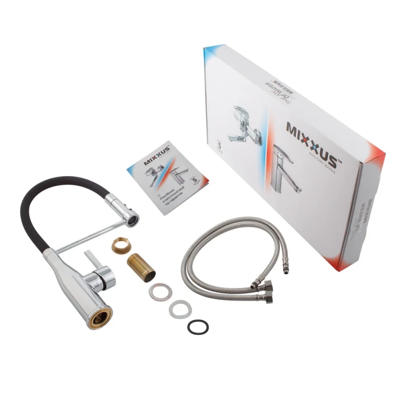 Смеситель для кухни Mixxus Premium Summer 017 REFL.BLACK (MI6960)