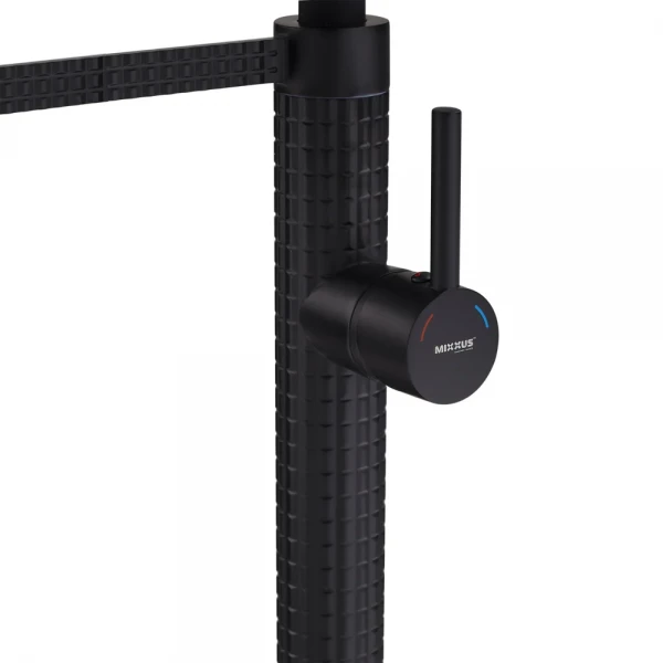 Змішувач для кухні Mixxus Premium Oliwer 017 BLACK REFL.BLACK (MI6966)