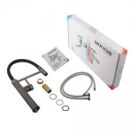 Змішувач для кухні Mixxus Premium Oliwer 017 GRAPHITE REFL.BLACK (MI6967)