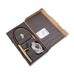 Высокий смеситель для кухни Mixxus Premium Spark 017 GOLD латунный с гибким изливом (MI6972)