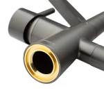 Смеситель для кухни Mixxus Premium Magnet 021 латунный графит с гибким изливом и подключением к фильтру MI6975 (MI6975)