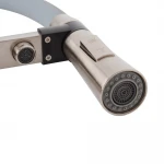 Латунный смеситель для кухни Mixxus Premium Magnet 021 с гибким изливом под фильтр, цвет нержавеющая сталь (MI6976)