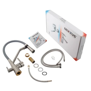 Змішувач для кухні Mixxus Premium Magnet 021 SS COLOR REFL.GREY (MI6976)