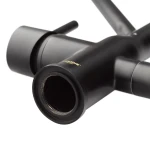 Смеситель для кухни Mixxus Premium Gravity 021 латунный черный матовый с гибким изливом и выходом для питьевой воды (MI6978)