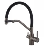 Змішувач для кухні Mixxus Premium Gravity 021 GRAPHITE REFL.BLACK (MI6979)