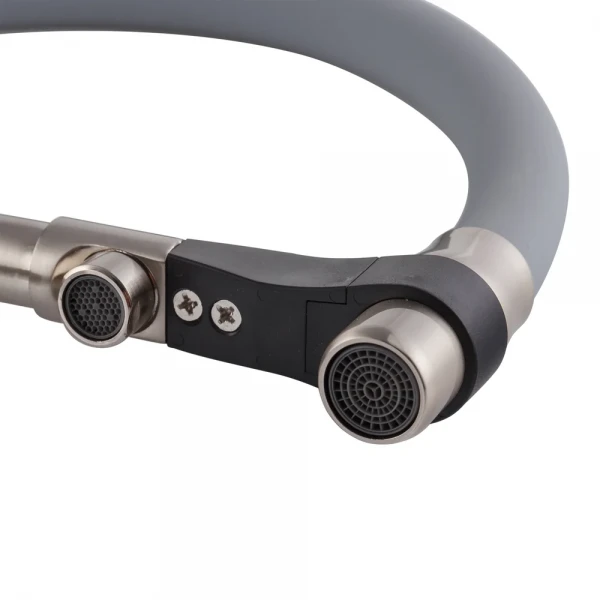 Смеситель для кухни Mixxus Premium Gravity 021 латунный с гибким изливом и подключением к фильтру (MI6980)