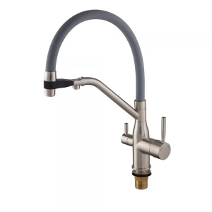 Змішувач для кухні MixxusPremium Gravity 021 SS COLOR REFL.GREY (MI6980)