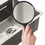 Мойка из нержавеющей стали MIXXUS MH5050 DECOR SS COLOR (MH5050 DECOR NANO-SILVER)(3.0/0.8) цвет нержавейка (MI7040)