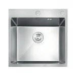 Мойка из нержавеющей стали MIXXUS MH5050 DECOR SS COLOR (MH5050 DECOR NANO-SILVER)(3.0/0.8) цвет нержавейка (MI7040)