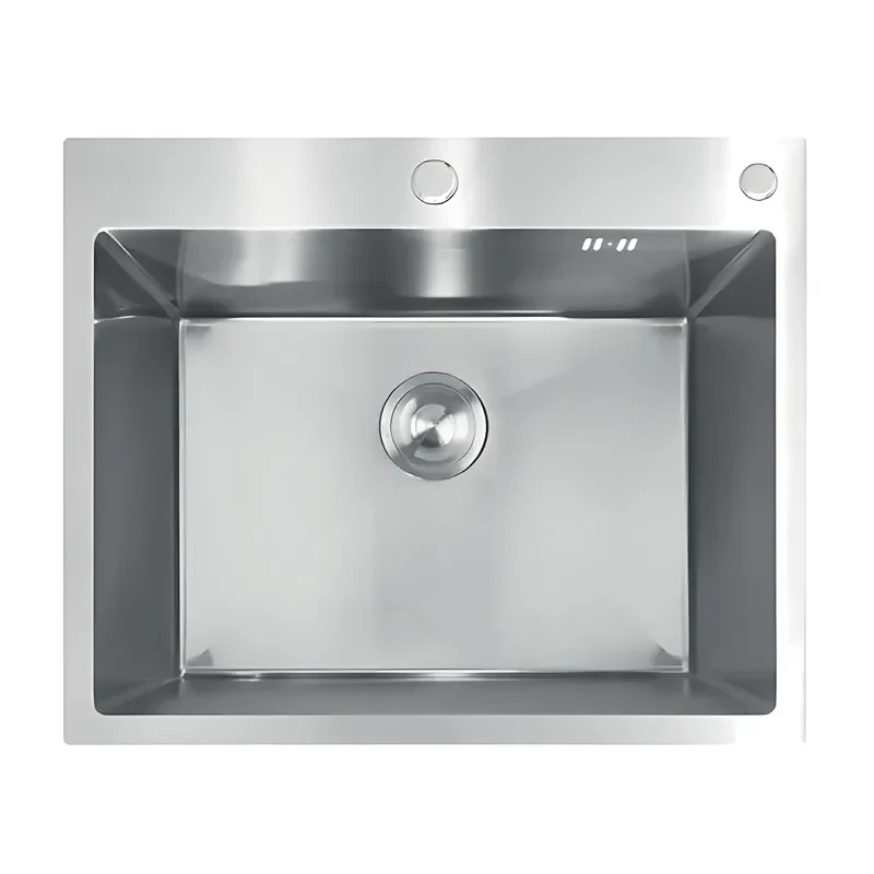 Мойка из нержавеющей стали MIXXUS MH6050 DECOR NANO-SILVER (3.0/0.8) цвет нержавейка (MI7043)