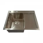 Мийка з нержавіючої сталі Mixxus MH6350L Nano-Silver (3.0/0.8) колір нержавійка (MI7044)