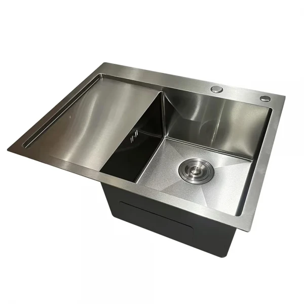 Мийка з нержавіючої сталі Mixxus MH6350R Nano-Silver (3.0/0.8) колір нержавійка (MI7046)