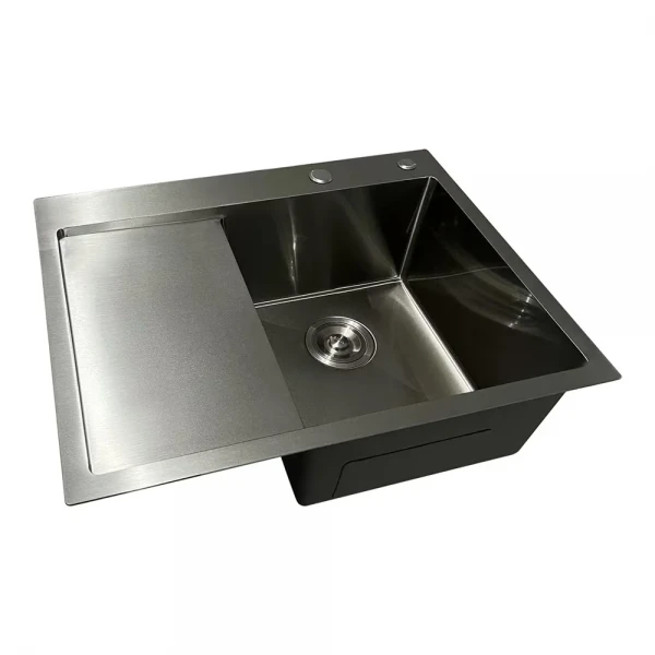 Мийка з нержавіючої сталі Mixxus MH6350R Nano-Silver (3.0/0.8) колір нержавійка (MI7046)