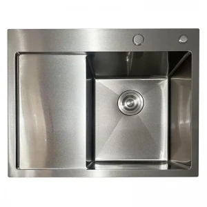 Мийка з нержавіючої сталі Mixxus MH6350R Nano-Silver (3.0/0.8) колір нержавійка (MI7046)