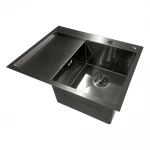 Мийка з нержавіючої сталі Mixxus MH6350R Nano-Black (3.0/0.8) колір графіт (MI7047)