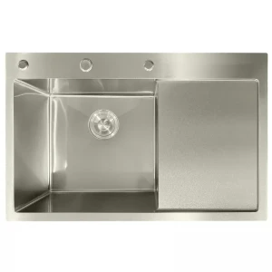 Мийка з нержавіючої сталі MIXXUS MH7849L NANO-SILVER (3.0/0.8) колір нержавійка (MI7048)