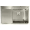 Мойка из нержавеющей стали MIXXUS MH7849R NANO-SILVER (3.0/0.8) цвет нержавейка (MI7050)