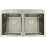 Мойка из нержавеющей стали MIXXUS MH8350-DK NANO-SILVER (3.0/0.8) цвет нержавейка (MI7052)