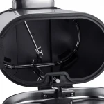 Відро для сміття з плавним закриттям овальне Mixxus Premium Topper-TC0205 SS Color 5л колір нержавійка (MI7059)