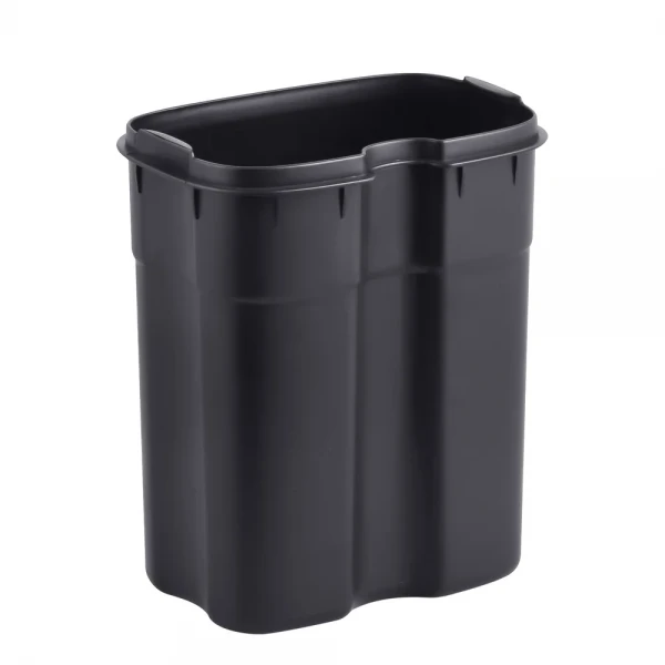 Мусорное ведро с плавным закрытием прямоугольное Mixxus Premium Style-TC0305 SS Color 5л цвет нержавейка (MI7060)