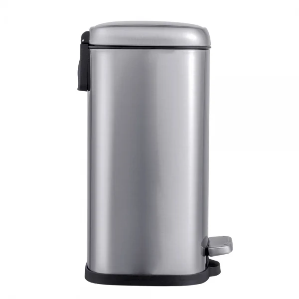 Мусорное ведро с плавным закрытием прямоугольное Mixxus Premium Style-TC0305 SS Color 5л цвет нержавейка (MI7060)