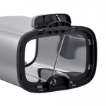 Мусорное ведро с плавным закрытием прямоугольное Mixxus Premium Style-TC0305 SS Color 5л цвет нержавейка (MI7060)