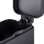 Відро для сміття з плавним закриттям прямокутне Mixxus Premium Quadro-TC0105 Black 5 л колір чорний (MI7061)