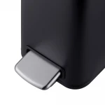 Відро для сміття з плавним закриттям прямокутне Mixxus Premium Quadro-TC0105 Black 5 л колір чорний (MI7061)