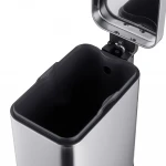 Відро для сміття з плавним закриттям прямокутне Mixxus Premium Quadro-TC0105 SS Color 5л колір нержавійка (MI7062)