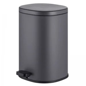 Мусорное ведро с плавным закрытием овальное Mixxus Premium Olivary-TC0105 Graphite 5 л цвет графит (MI7063) Мусорное ведро с плавным закрытием овальное Mixxus Premium Olivary-TC0105 Graphite 5 л цвет графит (MI7063)