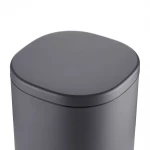 Відро для сміття з плавним закриттям овальне Mixxus Premium Olivary-TC0105 Graphite 5 л колір графіт (MI7063)