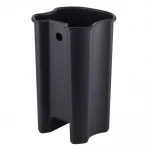 Відро для сміття з плавним закриттям овальне Mixxus Premium Olivary-TC0105 Graphite 5 л колір графіт (MI7063)