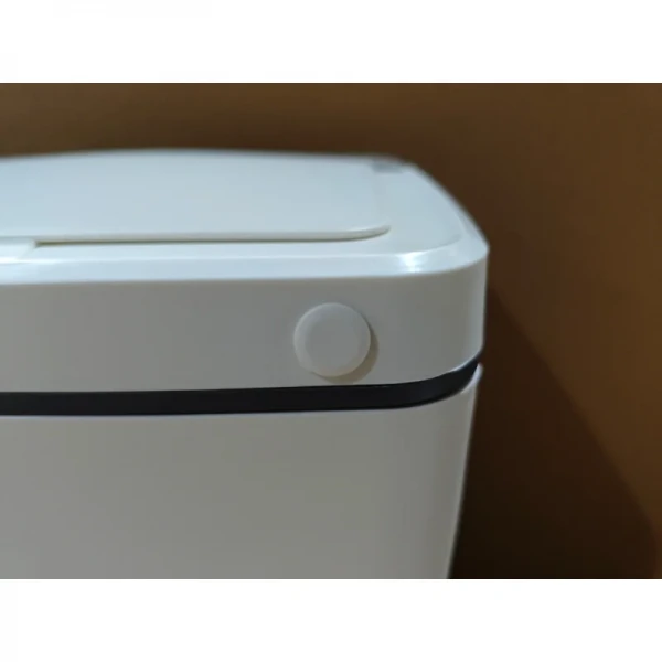 Мусорное ведро сенсорное прямоугольное Mixxus WAVE-TC0110 White 10 л цвет белый (MI7073)